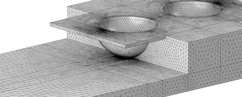 Adaptative mesh for 3D complex parts
